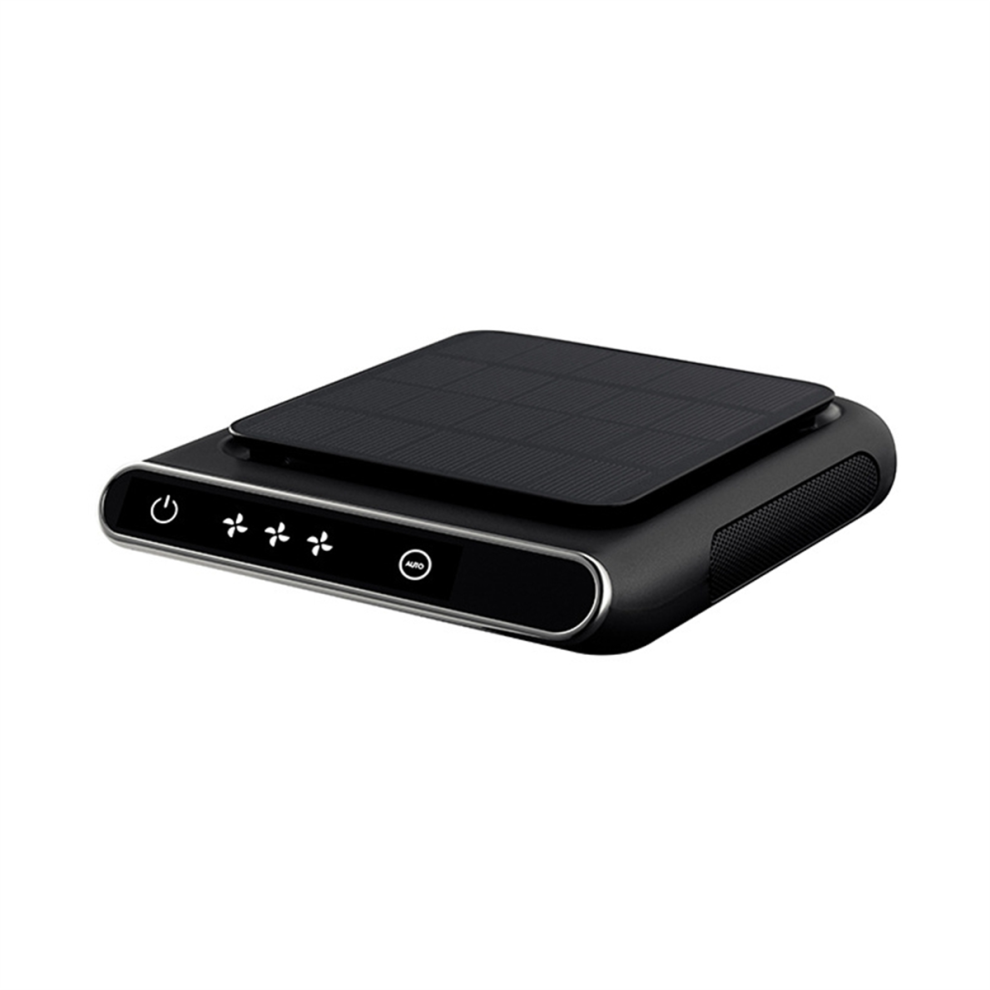 Car Air Purifier Portable Ionizer Solar Deodorizer Smoke Pm2.5 Hepa Filter Negative Ion 4854124514891