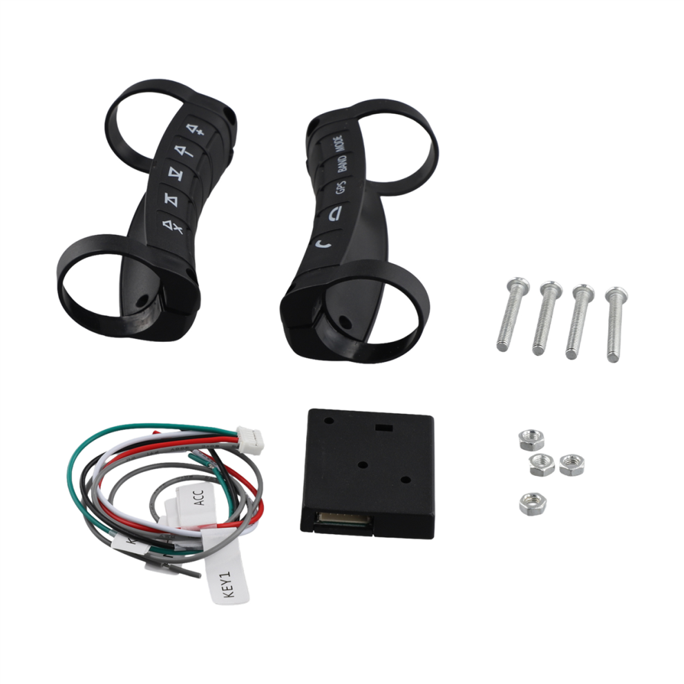 Universal Multi-Function Wireless Steering Wheel Controller Bluetooth Dvd Navigation Buttons Led 4854124523718
