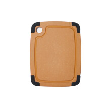Cutting Board for Kitchen- Natural Wood Fiber Composite, Dishwasher Safe, Eco-Friendly, Juice Grooves, Non-Slip Feet A