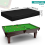 8Ft Billiard Pool Table Cover with Drawstring Waterproof for Rectangle Table, Black 10