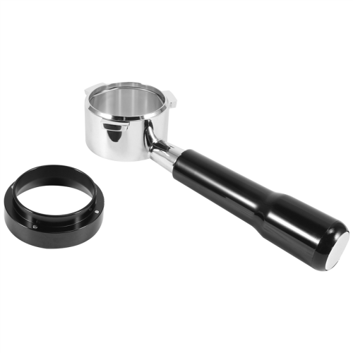 54mm Bottomless Portafilter for Express and More Espresso Machine(Coffee Dosing Ring Included)