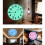 Digital LED Projection Desk Clock Silent Remote Control Table Projector Dial Wall Clocks for Living Store,White,UK Plug 5