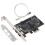 PCI-E PCI Express FireWire Card, IEEE 1394 Controller Card with Firewire Cable, for Video, Audio Transmission,Etc 4