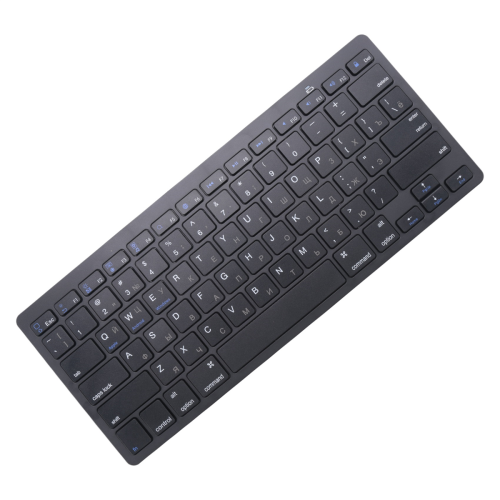 Russian Keyboard Ultra-Thin Wireless Bluetooth Keyboard, for IOS Android Tablet / Laptop -Black 1