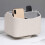 PU Leather 360 Degrees Rotatable Remote Control/Controller Organizer, TV Guide/Mail/Media Desktop Organizer Holder (Beige Linen Texture) 4