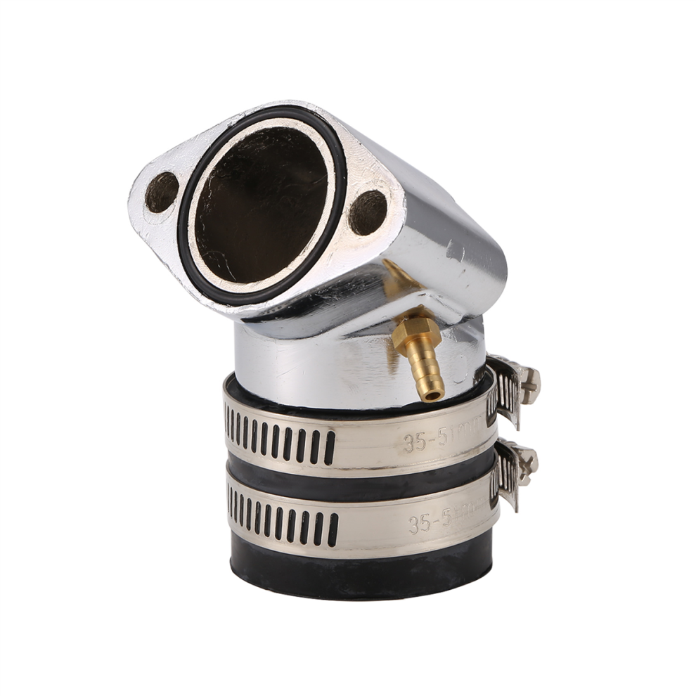 Engine Carburetor Aluminum Alloy Angled Adapter Inlet Intake Manifold for GY6 150Cc Scooter Go Kart-image-OPC-PJC8WPN-NEW
