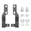 LED Light Pod Metal Hood Mount Bracket Kit/Ditch Brackets for 2005-2015 3