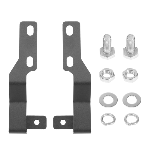 LED Light Pod Metal Hood Mount Bracket Kit/Ditch Brackets for 2005-2015 2