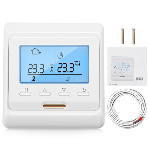 16A 230V LCD Programmable Warm Floor Heating Room Thermostat Thermoregulator Temperature Controller Manual Mechanical 2