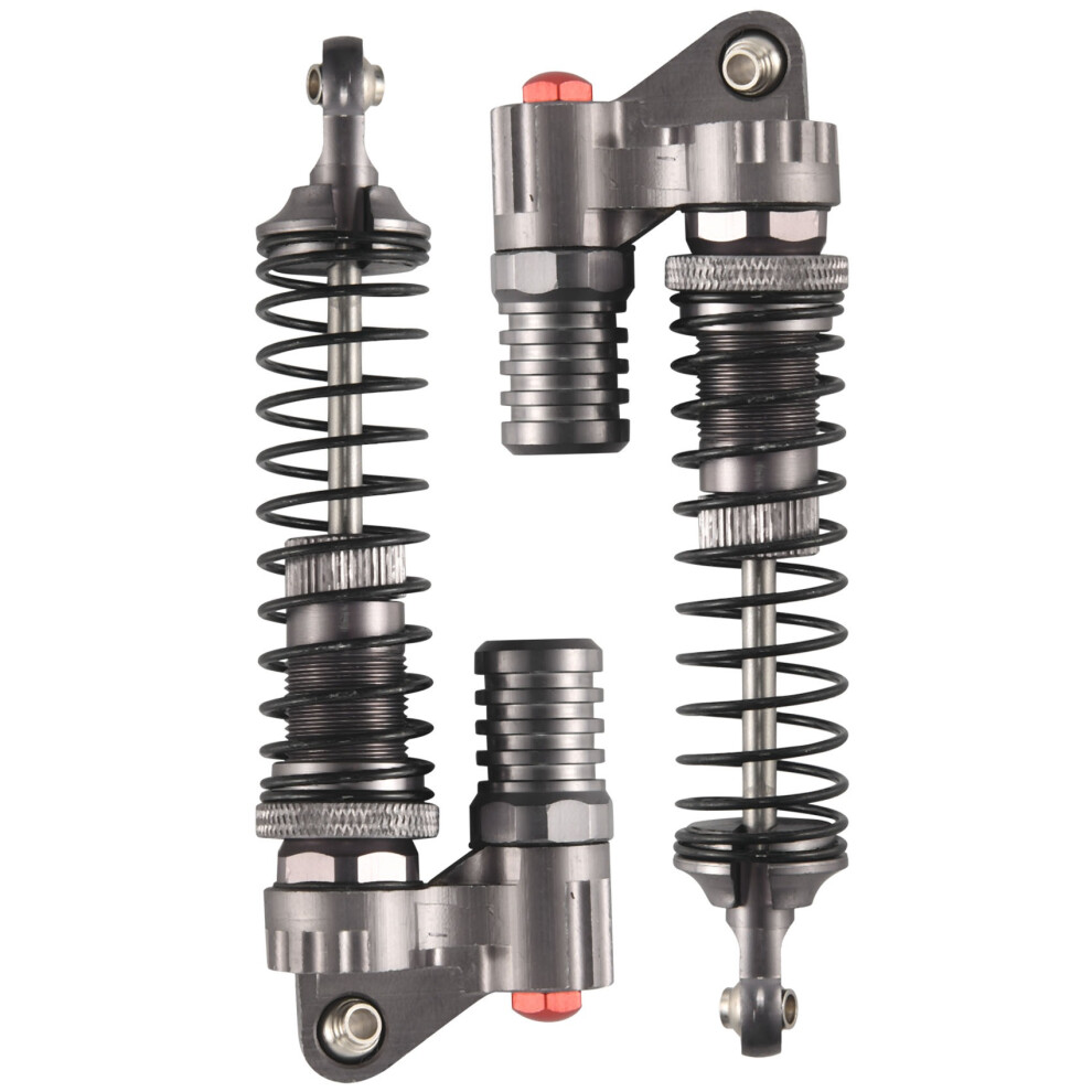 Saudism 2Pcs Aluminium Alloy 90Mm Absorber Shocks For 1/10 Scale Rc Rock Crawlers Axial Scx10 D90 Truck