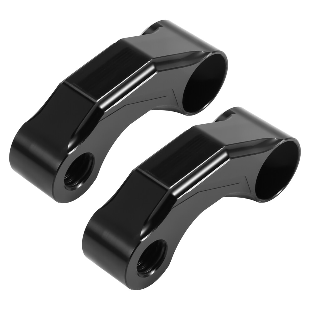 Motorcycle Mirror Riser Extension Bracket Adapter For R1200gs Lc/Adv 13-18 R Ninet/R1200r Premium Cnc Aluminum Alloy Black 4852888814868