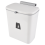 Kitchen Compost Bin for Counter Top or , Hanging Small Trash Can with Lid,Mountable Indoor Bucket(C) 1