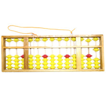Chinese Abacus 13 Column Wood Hanger Big Size Non-Slip Soroban Tool In Mathematics Kids Math Education Toy 58Cm
