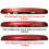 Car Red Rear Boot Lid Handle Cover for J10 2007-2014 (with I-Key&Camera Hole)Type 3 5