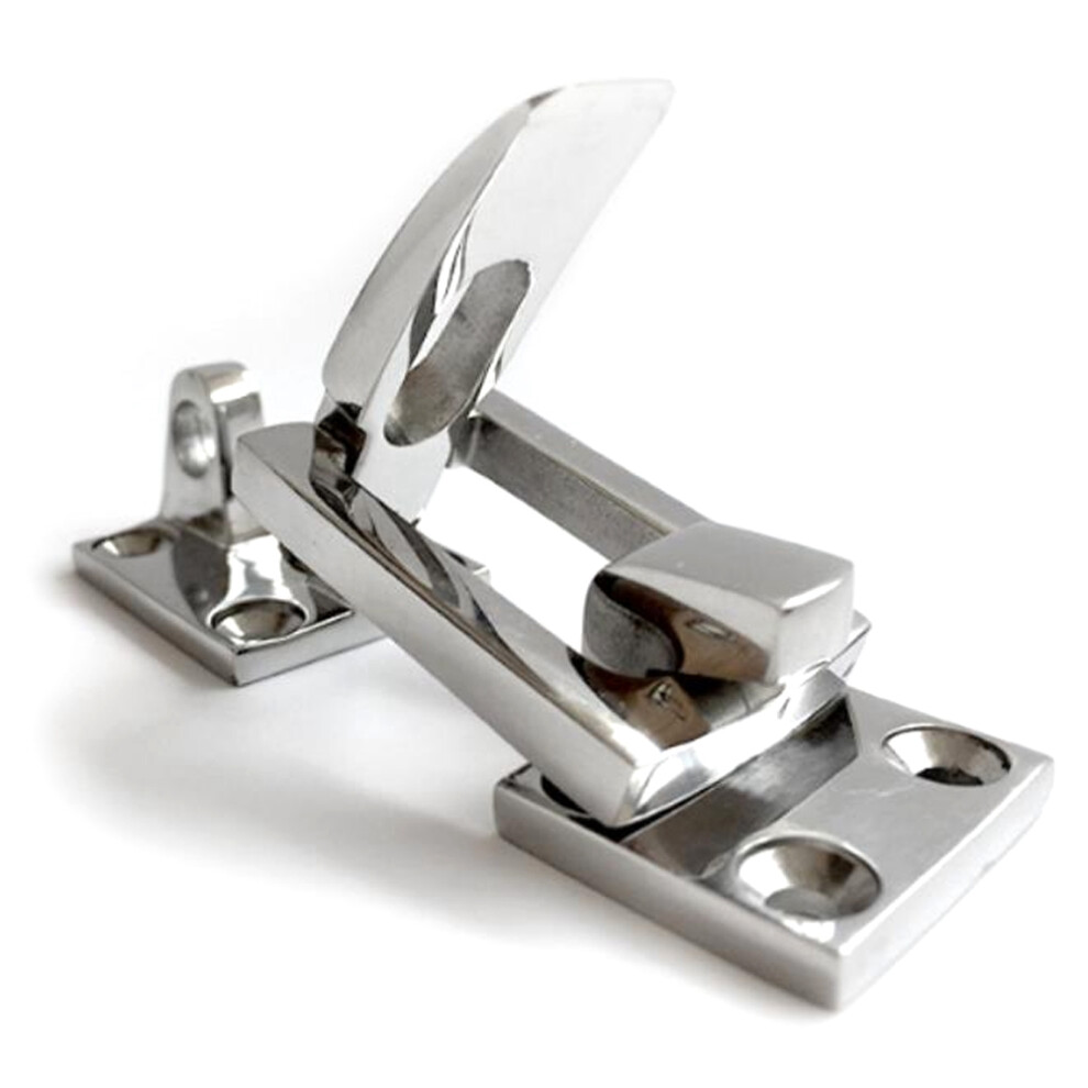 Saudism Marine-Grade 316 Stainless Steel Boat Deck Locker Hatch Anti-Rattle Latch Fastener Clamp Accessories