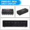 Stereo Mixer Audio (2 Input 4 Output) Push Four Headphones or External Power Amplifiers Volume Control 6