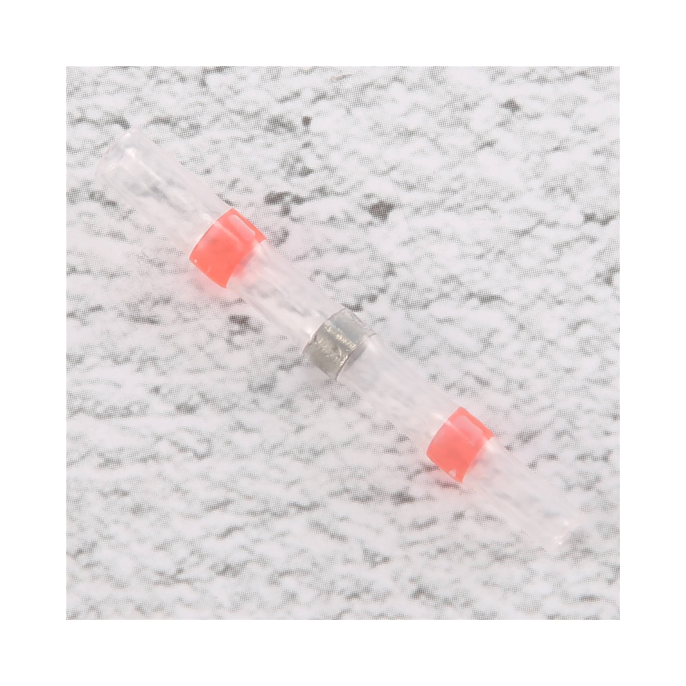 200Pcs 22-18 Awg Red Solder Seal Wire Connectors Heat Shrink Butt Connectors, Waterproof And Insulated Terminals 4852888822184