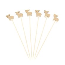 200Pcs Christmas Cocktail Picks Sticks Toothpicks Decorative Skewers XmasParty for Food Garnish Skewer B