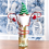 Christmas Wine Bottle Rack Glass Holiday and 5
