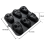 Skull Cake Pan Silicone Cakelet Mold Pirate Tin Baking 4