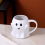 Ghost Mug 3D Cute Ceramic Coffee Cup Ghostface for Halloween Milk Tea Lover (White) 8