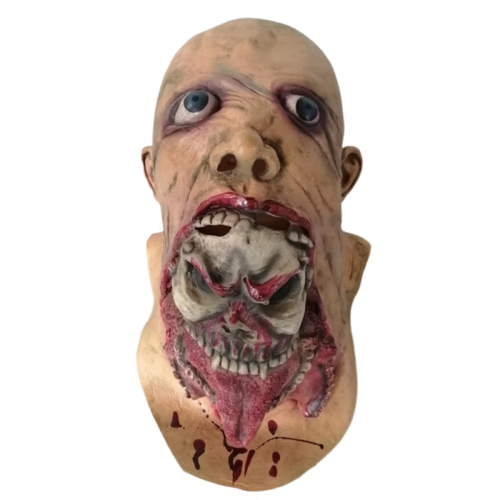 Halloween Mask Props Grudge Ghost Hedging Realistic Masquerade Long Hair Scary 1