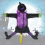 53Inch Crashing Witch Halloween Decorations, Into Tree, Crashed Props for Porch 3