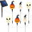 6 Pack LED Outdoor Solar Ground Insertion Colored Pumpkin GhostHead Lights, Waterproof Courtyard Decoration 1
