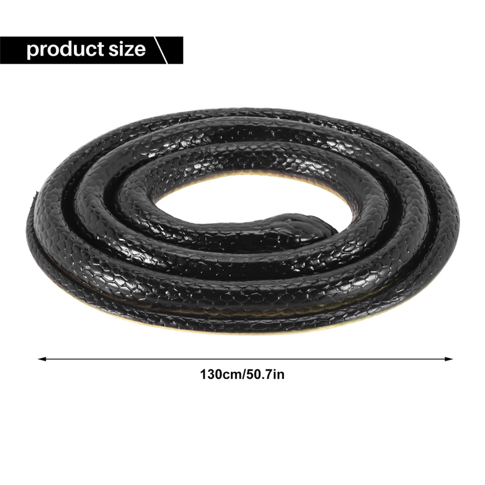Saudism 1. Realistic Rubber Toys Fake Snakes Props Halloween Joke Trick Gift