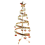 Iron craft bell mini Christmas tree desktop simulation display decorations Gold 1