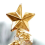 Iron craft bell mini Christmas tree desktop simulation display decorations Gold 5