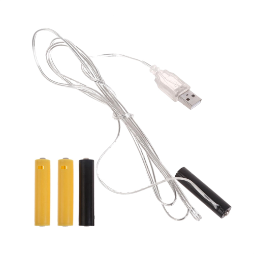 AAA Virtual Eliminators USB Powered Battery for Christmas Tree Lights LED Decoration Replacement 1-1