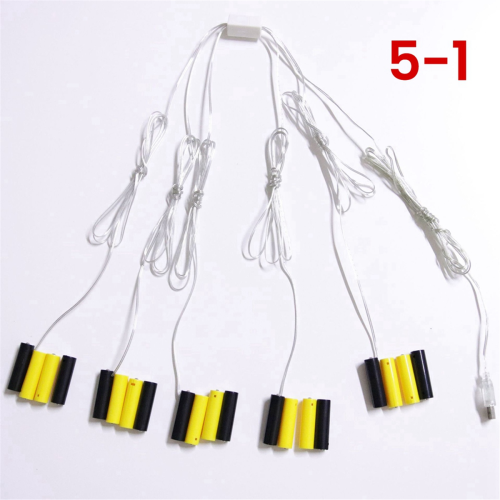 AAA Virtual Eliminators USB Powered Battery for Christmas Tree Lights LED Decoration Replacement 5-1 2