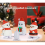 6Pcs Clockwork Legged Robot Christmas Self-Propelled Movement Educational Toys 3D Printed Accessories 4