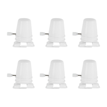 6Pcs Clockwork Legged Robot Christmas Self-Propelled Movement Educational Toys 3D Printed Accessories