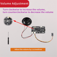 GC04 Magnetron Recording Card Movement Greeting Christmas Birthday Music Wall MP3 Voice Module B