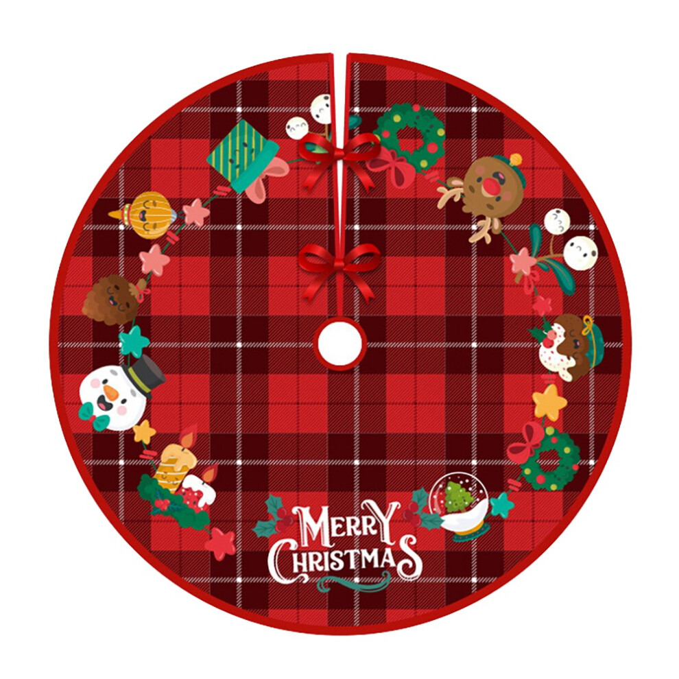 Christmas Tree Skirt Carpet Floor Mat Outdoor Blanket Xmas Cover Home Party New Year Decoration, H-image-OPC-PJC96VZ-NEW