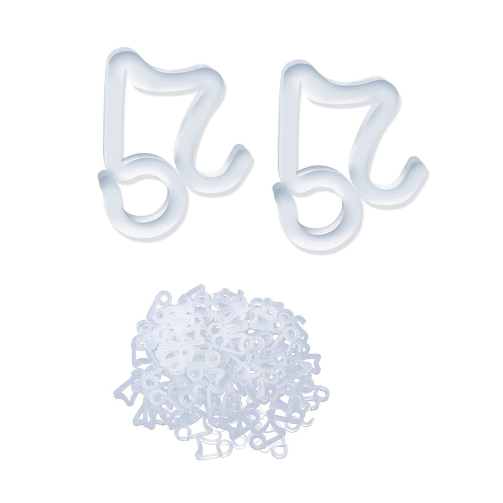 Christmas Light Clips Outdoor, 100 Pack Holiday Clips, for Outside String Lights Hanging Roof Icicle-image-OPC-PJC96WX-NEW