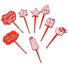 Christmas Themed Fruit Picks, Food Fork Picks Set, Mini Toothpick Forks, Reusable Lunch Box Toothpicks