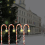 Christmas Candy Cane Pathway Lights Solar Powered Decorations Stake 1 to 8 LED Floor Lamp 6