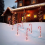 Christmas Candy Cane Pathway Lights Solar Powered Decorations Stake 1 to 8 LED Floor Lamp 5