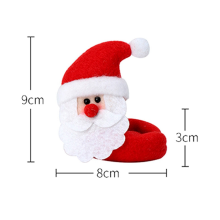 6Pcs Christmas Wine Glass Santa-Claus - Drink Markers for Holiday Party