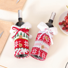 Christmas Wine Bottle Bag,Xmas Bags,Wine Dress Decor,Perfect Decor for Table