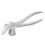 Pinze lasting per pelle - Acciaio argentato 6
