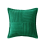 Corduroy Pillow Covers with Splicing Soft Couch Broadside Striped Decorative Textured Throw Green 1