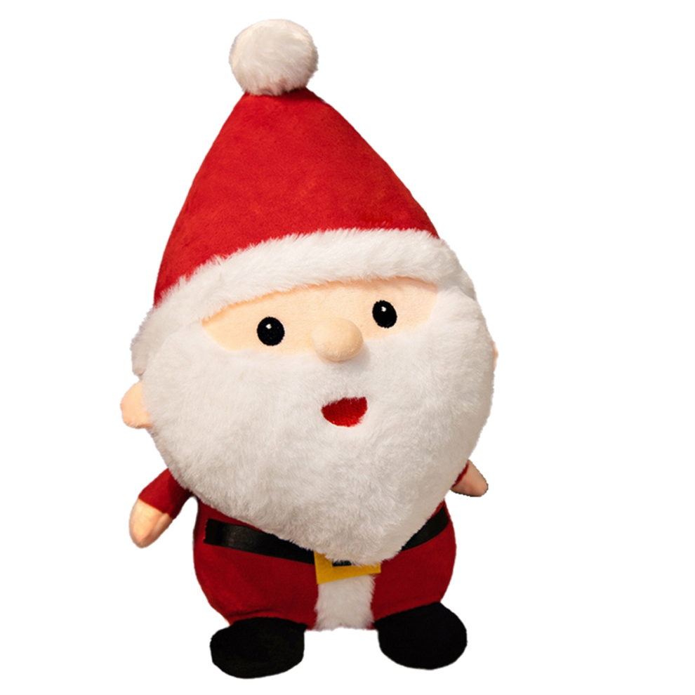 Saudism Christmas Plush Toys Cartoon Doll Soft Suitable For Baby Children Gifts Santa Claus