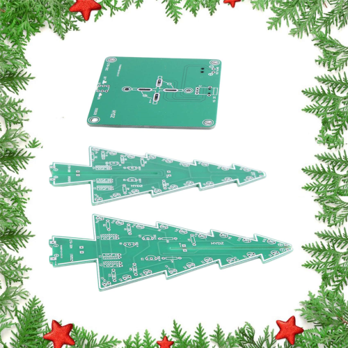 7 Colors Christmas Tree Electronic Internship DIY Kits Multifunctional Colorful Stereoscopic LED Flash Bulk Module