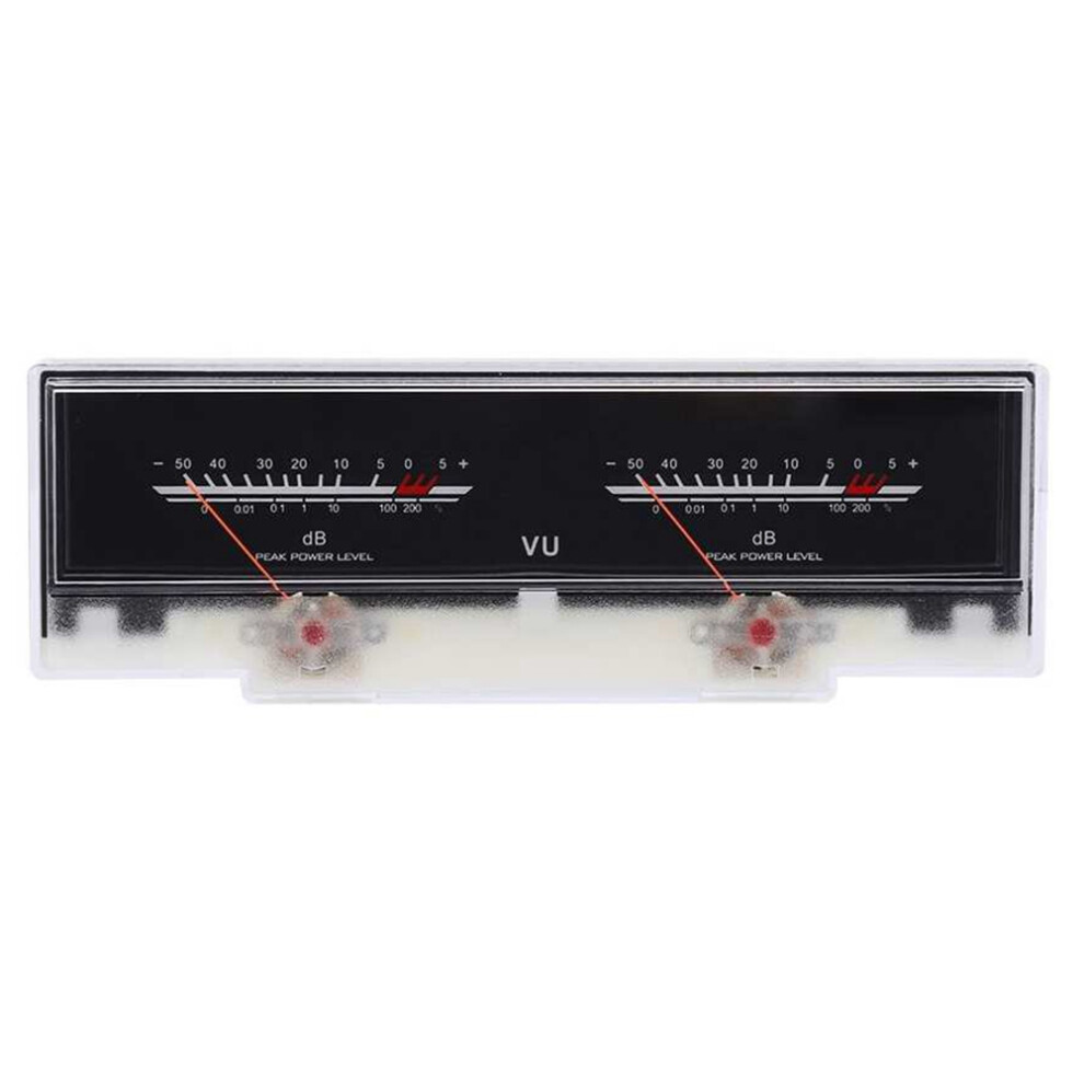 Double Pointer Vu Meter Stereo Audio Amplifier Board Db Sound Level Indicator Tester Adjustable Backlight 4854152682982