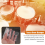 18 Pieces Drum Damper Gel Pads Silicone Drums For Tone Control-Clear 6
