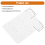 18 Pieces Drum Damper Gel Pads Silicone Drums For Tone Control-Clear 10